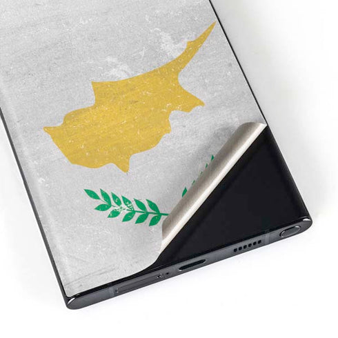 Cyprus Flag Distressed Galaxy Skins